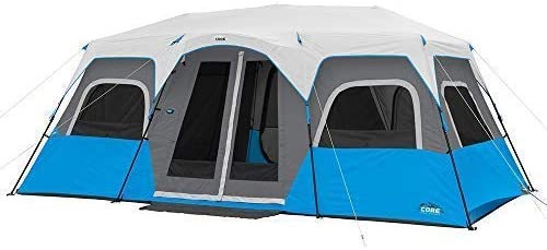 Core Lighted 12 Person Instant Cabin Tent