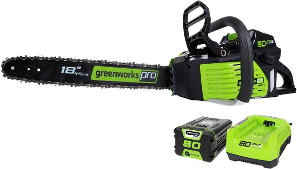 Greenworks GCS80420 80V 18-Inch Cordless Chainsaw