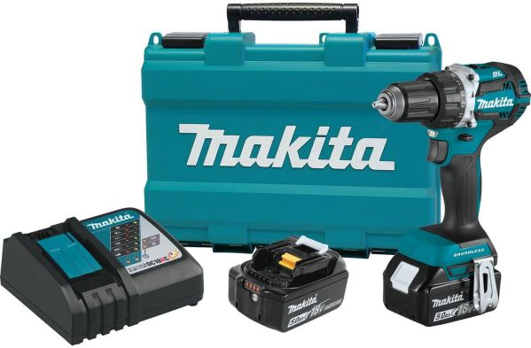 Makita XFD12T 5.0-Ah Lithium-Ion Brushless Cordless Driver Kit