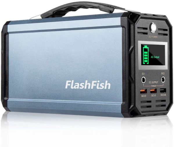 Flash Fish G300 Portable Solar Generator