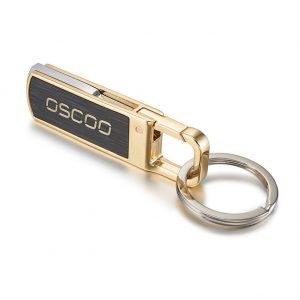 OSCOO (16/32/64 GB) Waterproof Metal USB Flash Drive USB 3.0 Data Traveler Pen Drive Gold