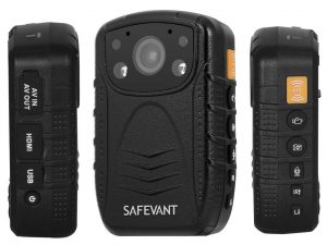 SAFEVANT 1296P HD Police Body Mounted Camera