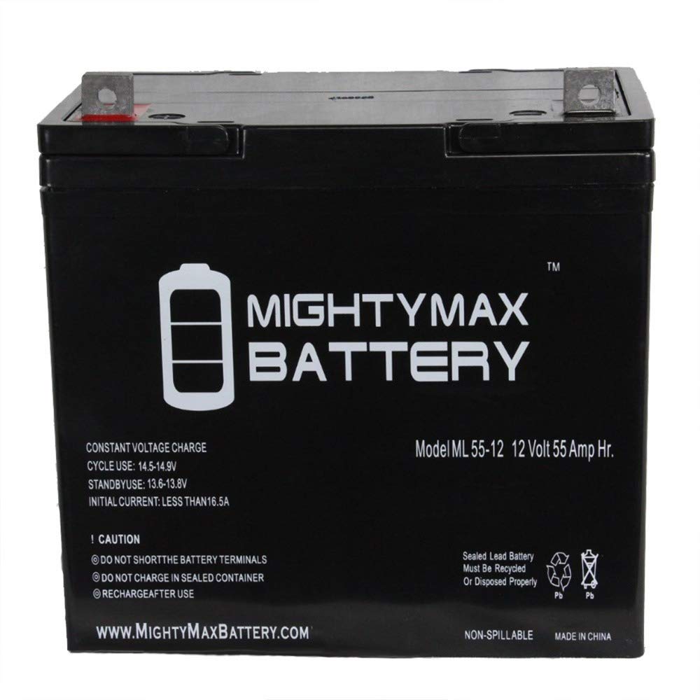 Mighty Max 12V-55Ah Deep Cycle Marine Battery