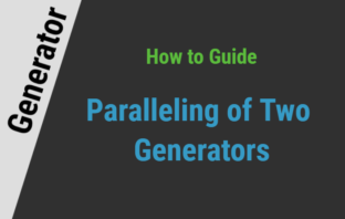Paralleling Two Generators