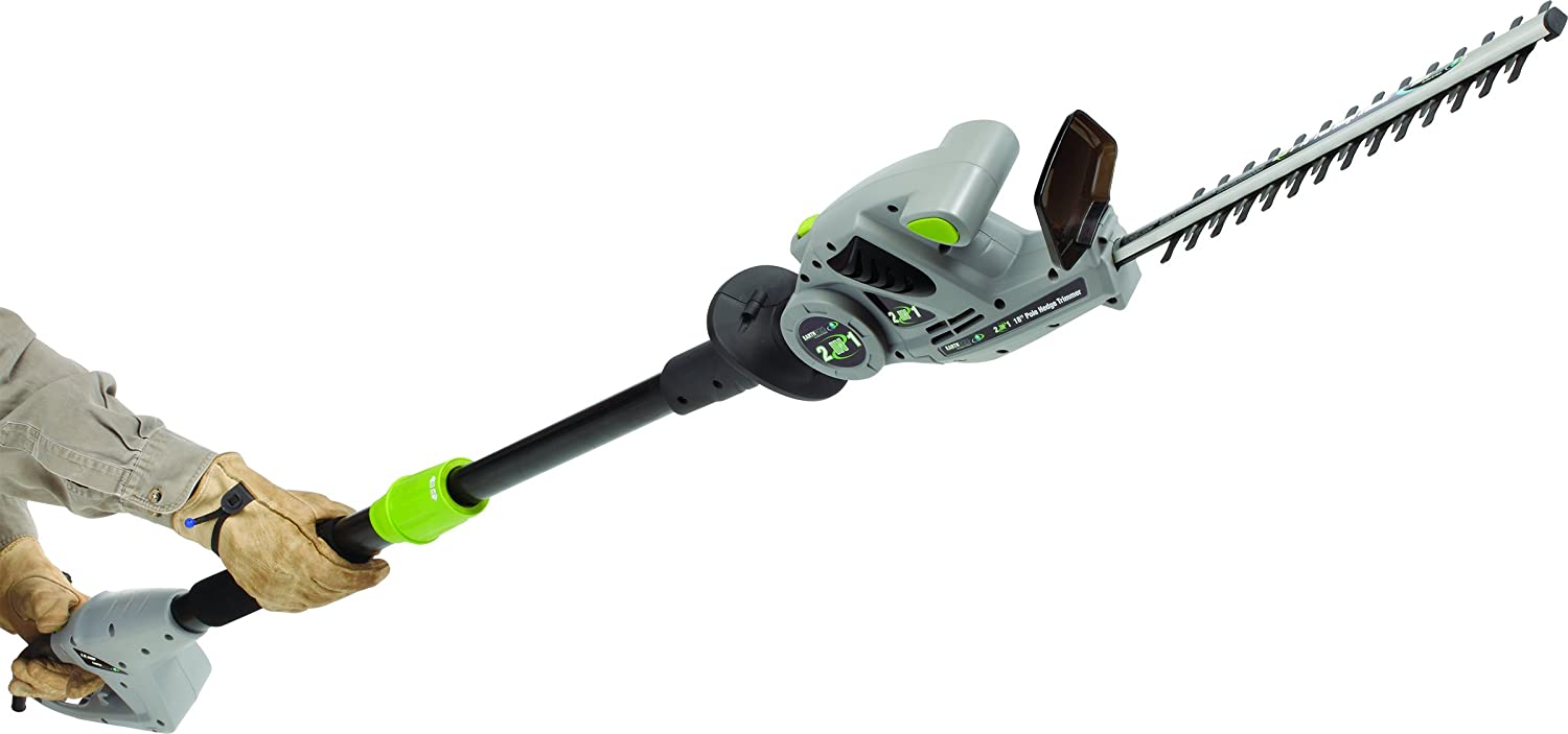 Earthwise CVPH41018 Corded 2-in-1 Pole/Handheld Hedge Trimmer