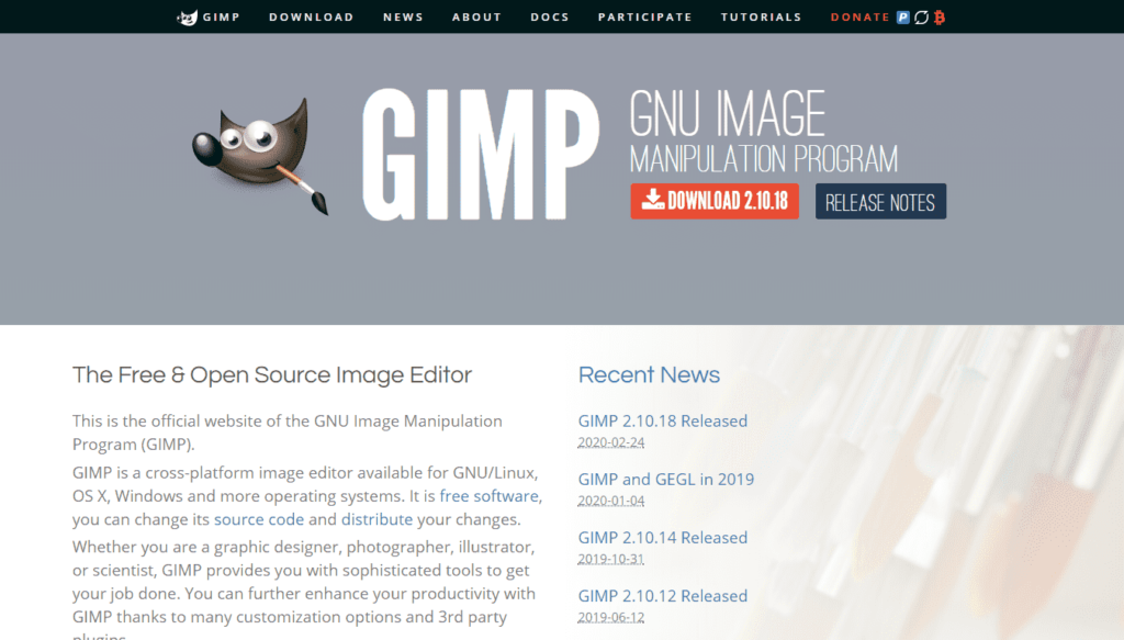 GIMP map making software