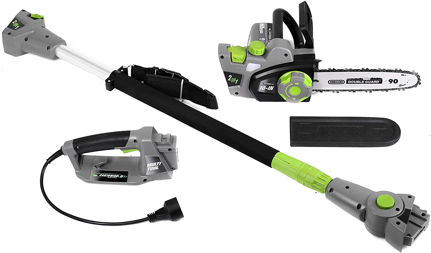 Earthwise CVPS43010 Convertible 2-in-1 Corded Electric Pole Saw