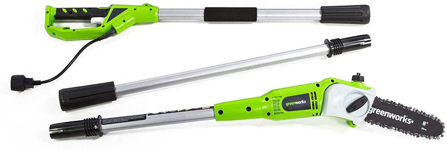 Greenworks 20192 8.5-Inch Electric Corded pole saw